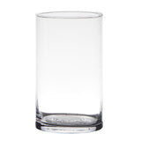 Vase cylinder 15x9 cm glass