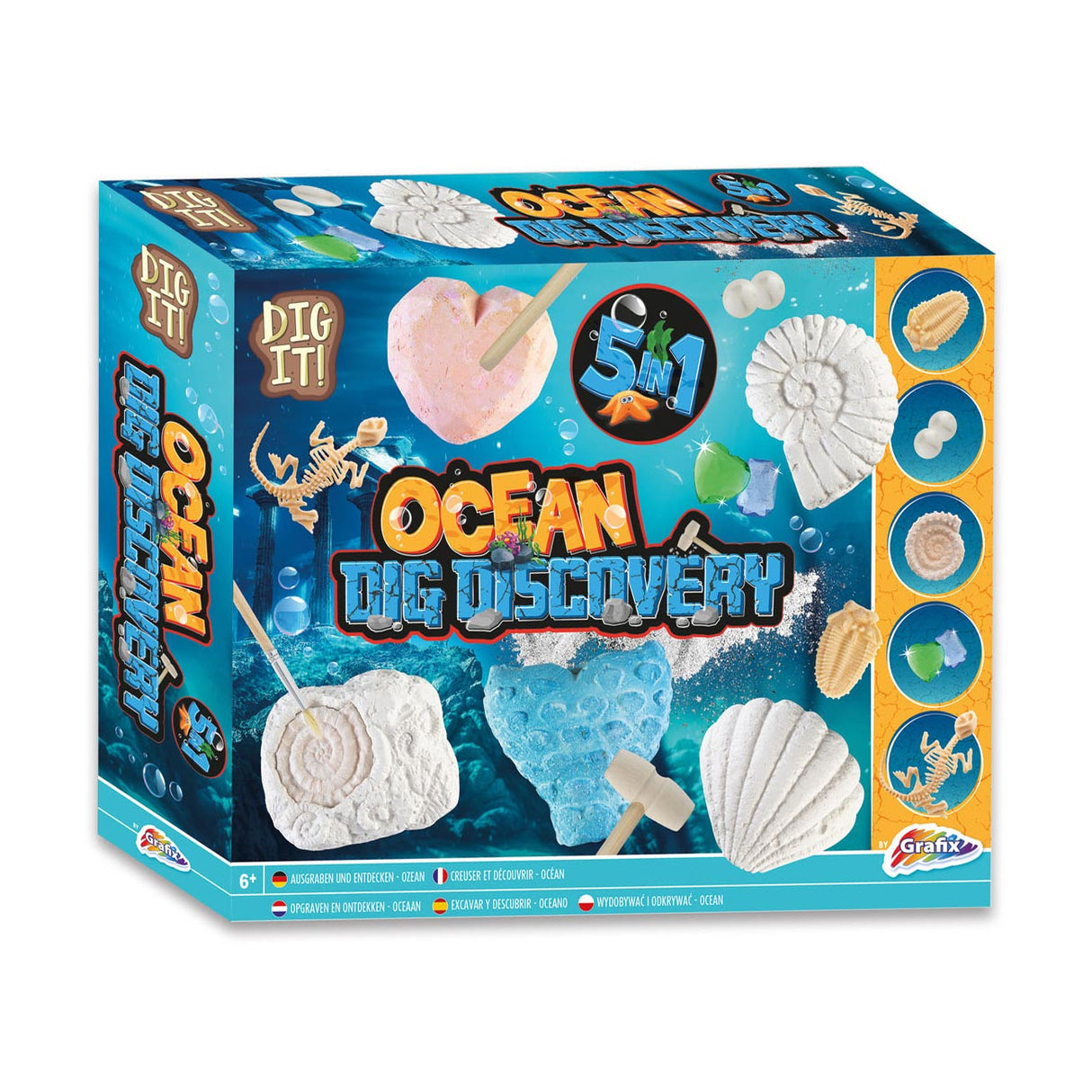 Grafix vykopávky a objevování oceánu 5in1