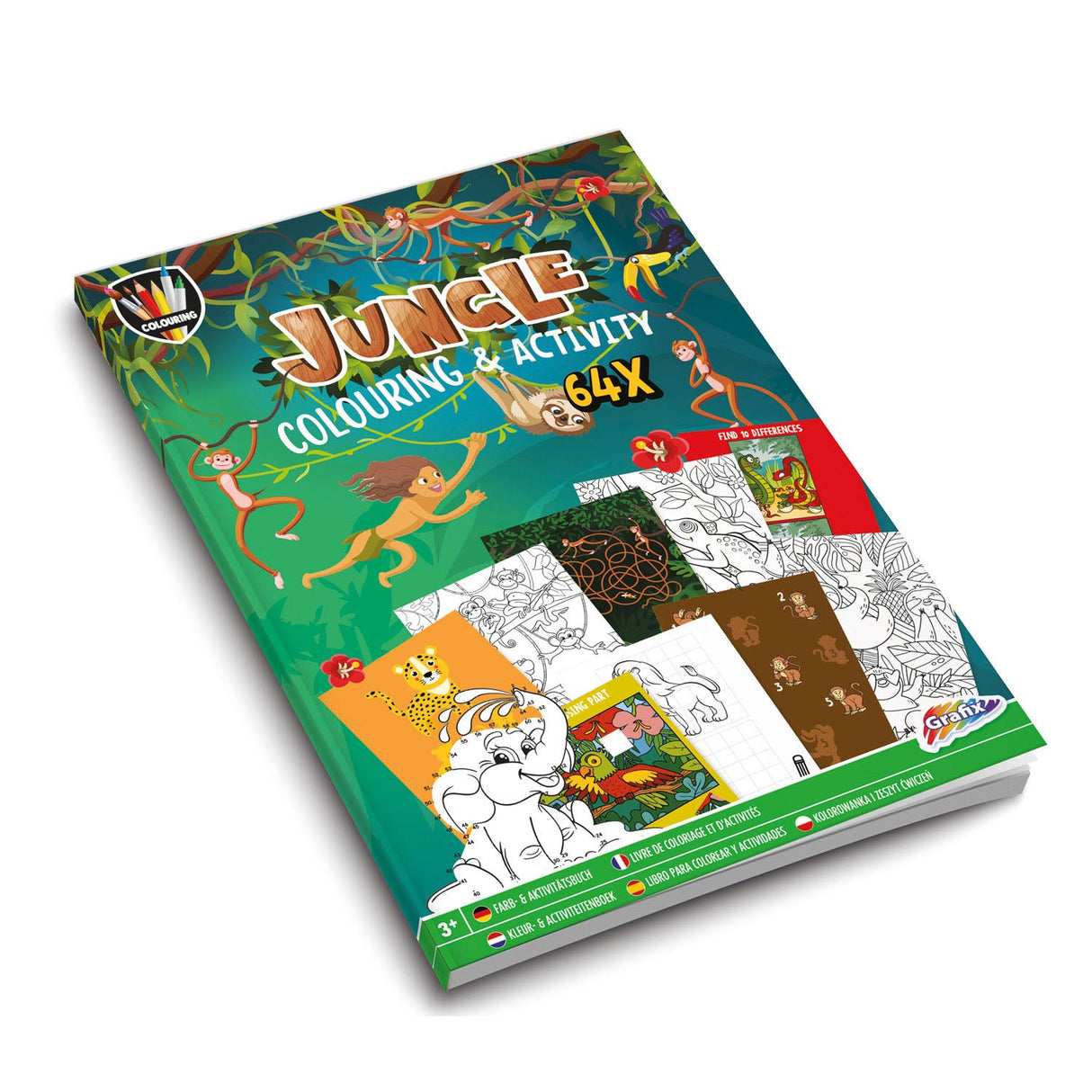 Jungle du livre de couleur et d'activité