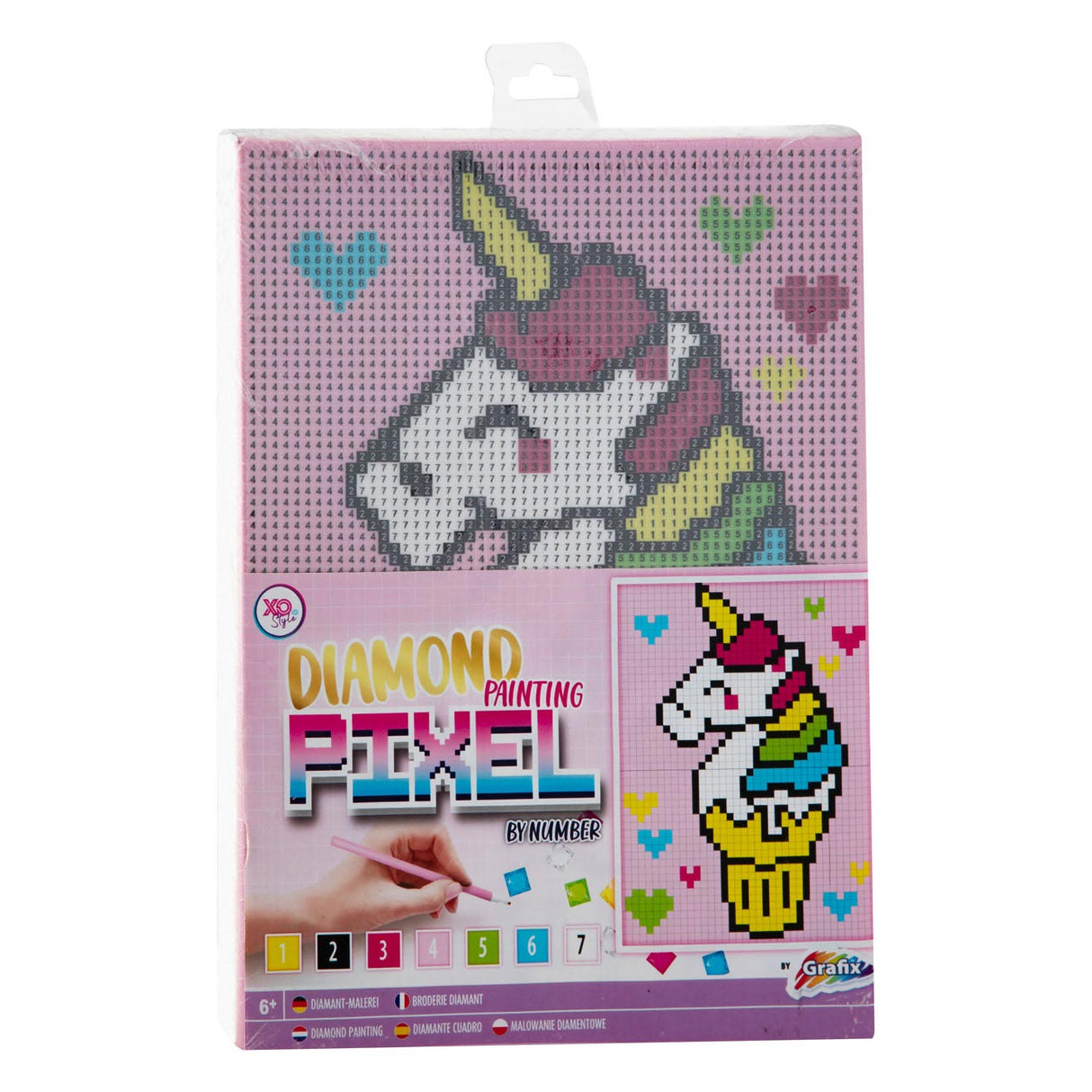 Grafix bei Zahl Canvas Unicorn