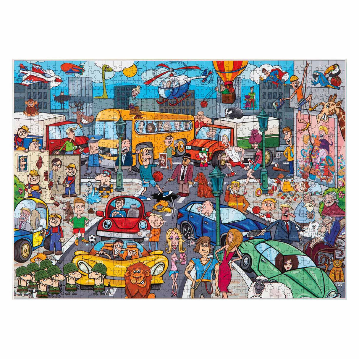 Grafix nohou puzzel komiksový tlak, 1000st.