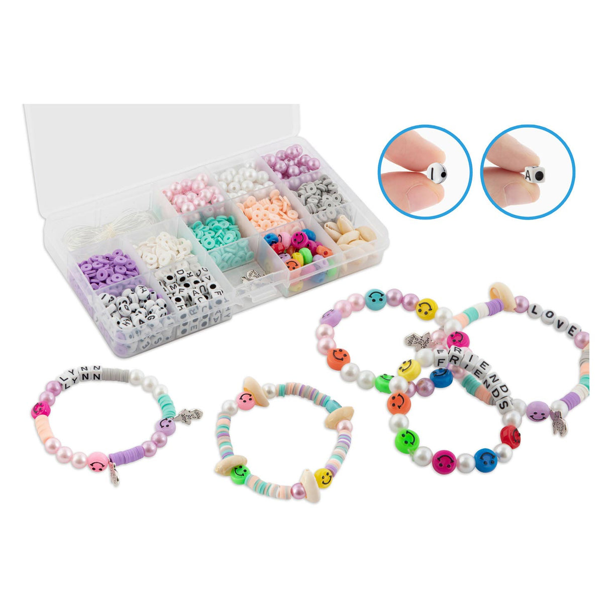 Grafix Beadsets Beads in Box, 12 sets of beads