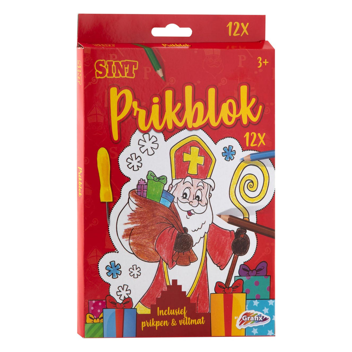 Grafix Sinterklaas prick Block z 12 listi