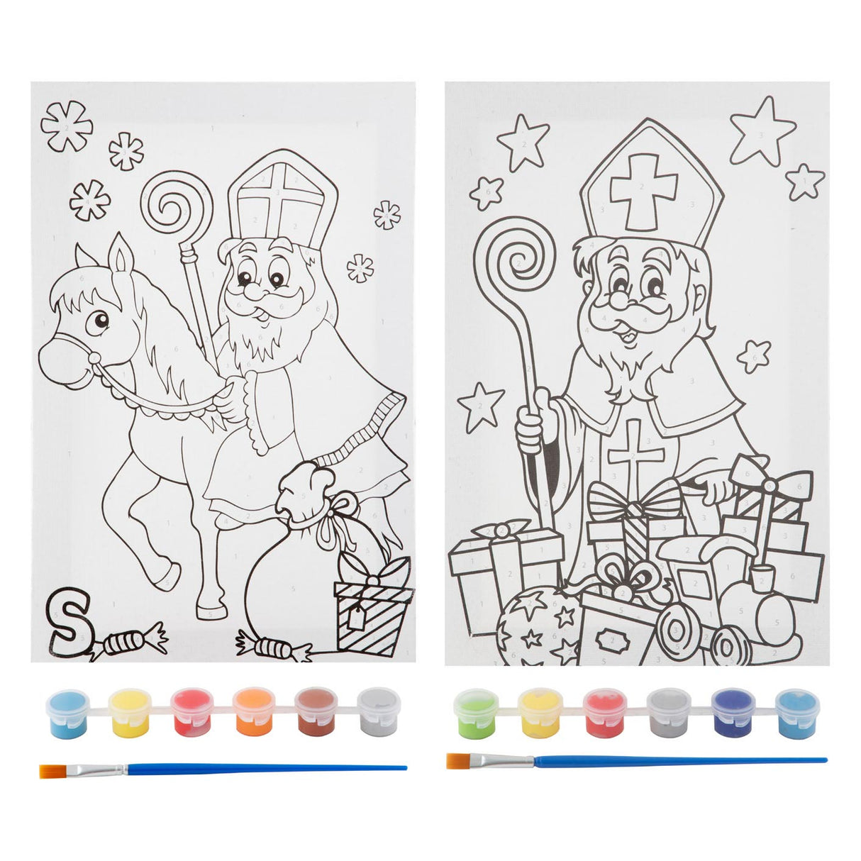 Sinterklaas plátno malba podle čísla