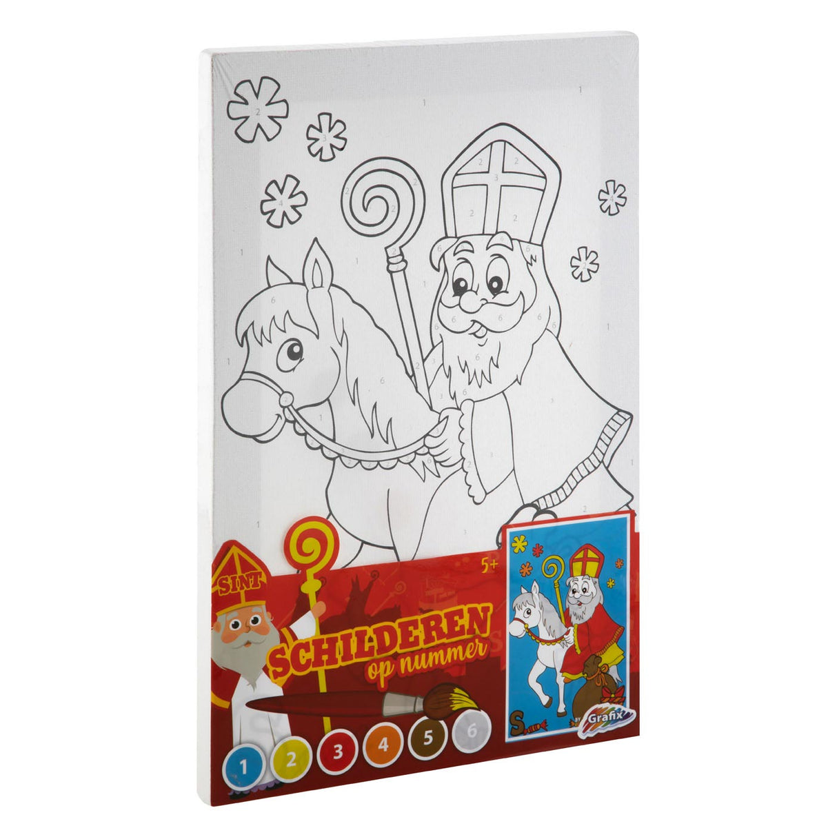 Sinterklaas plátno malba podle čísla