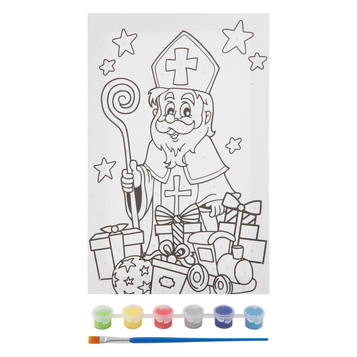 Sinterklaas plátno malba podle čísla