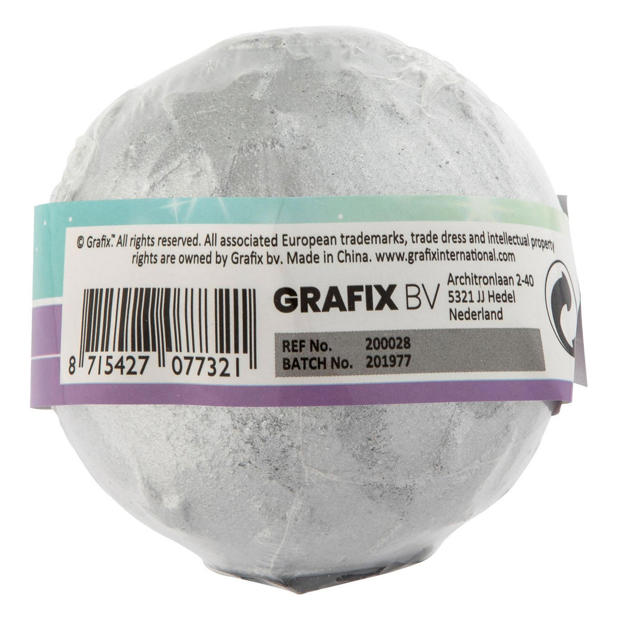 Grafix Bath Brize Ball - Lune brillante et étoiles