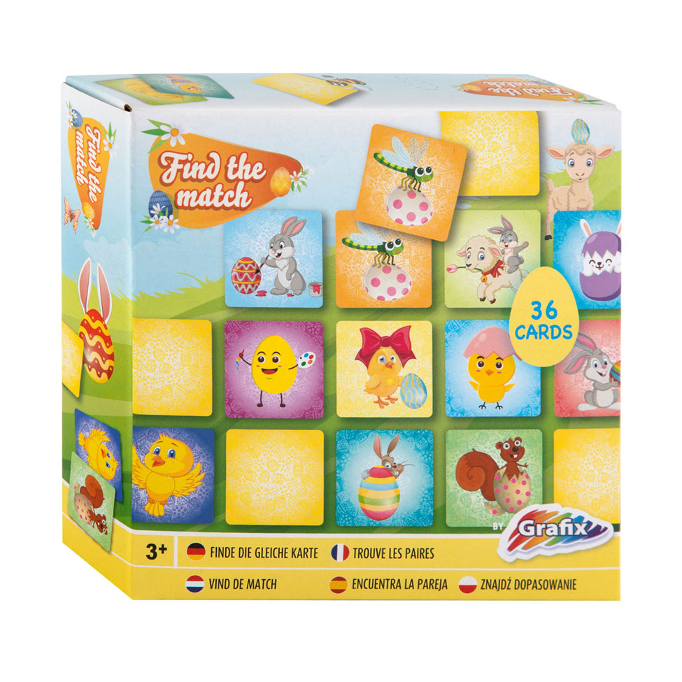 Grafix Memosspeel Velikonoce, 36 karet