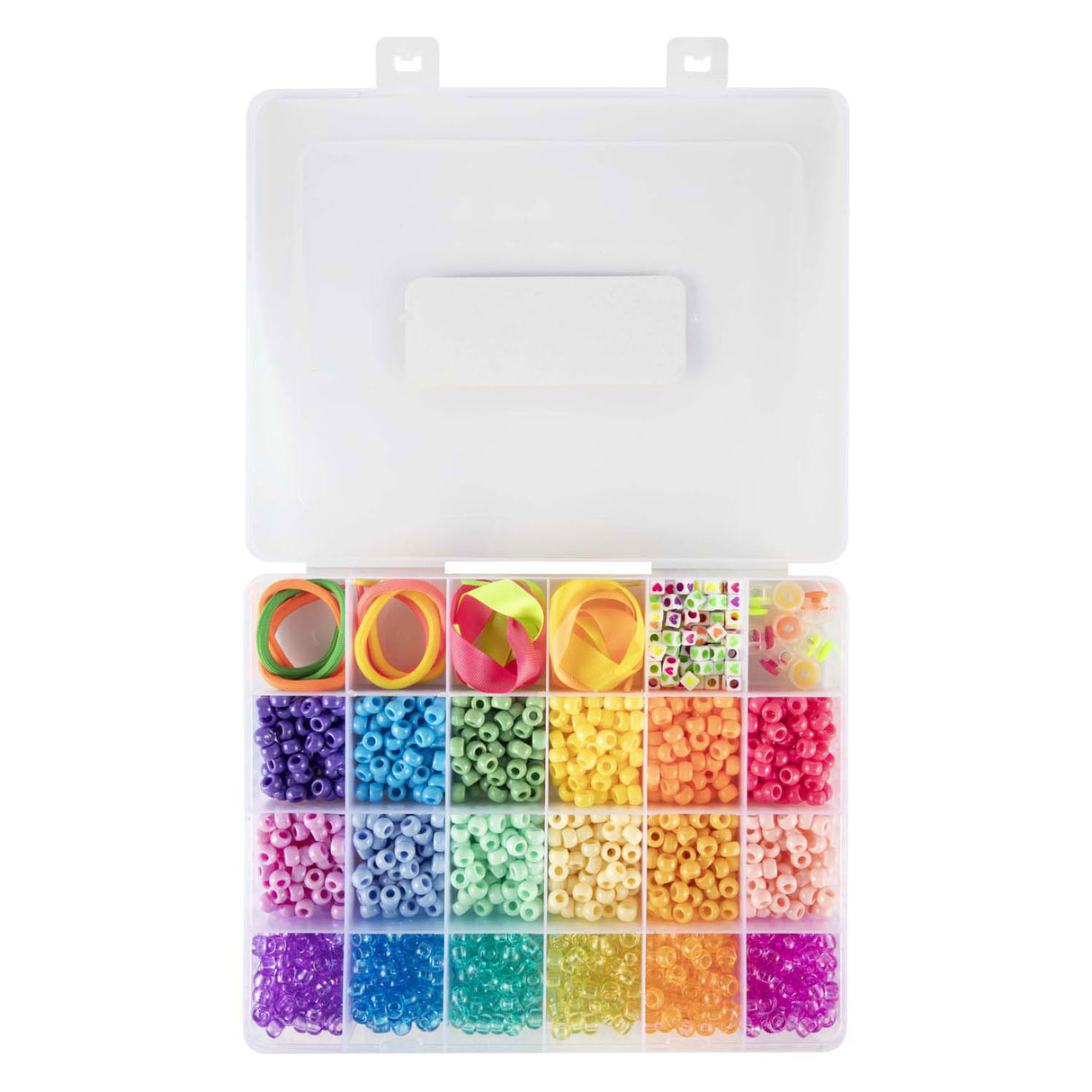 Creative Craft Group Pony Beads Accessories in Storage Box, 18 färger