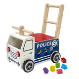 Jsem hračka Walking Push Car Police
