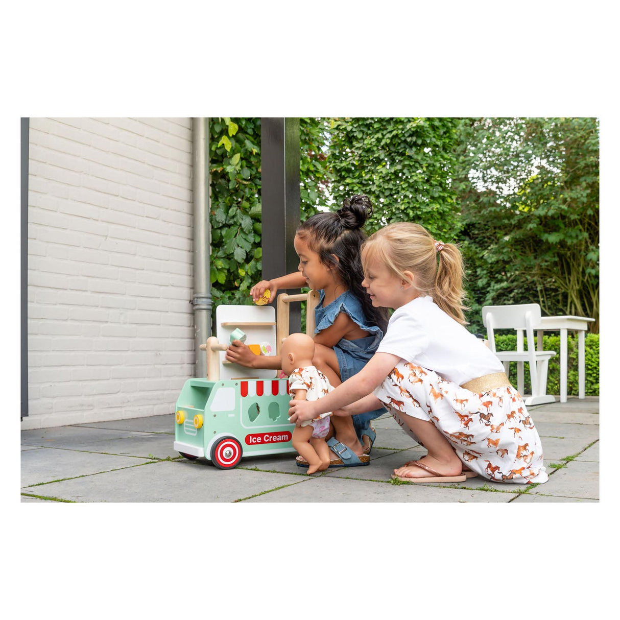 Jsem hračka Loop Push Wagon Ijskar junior mintgroen