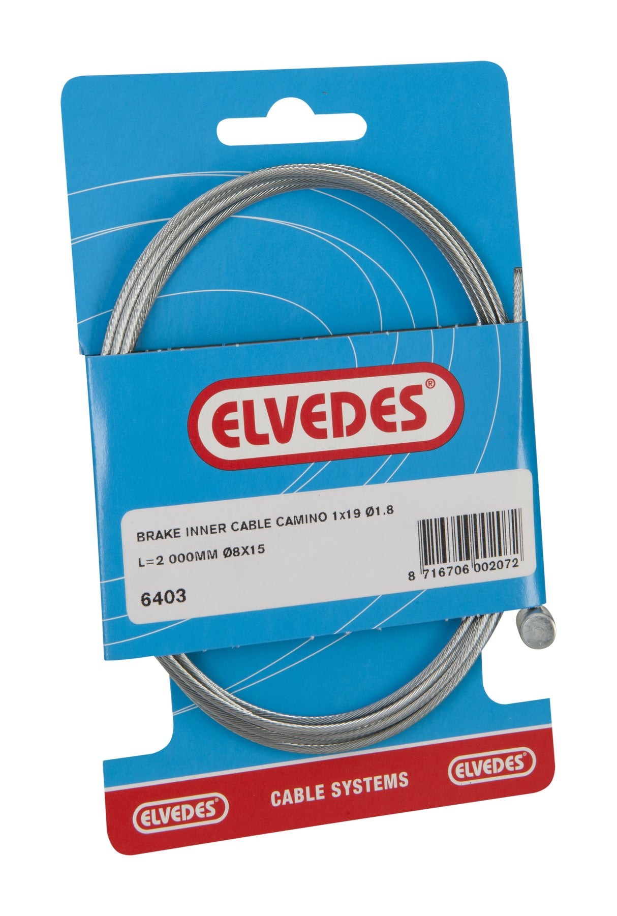 Elvindesachsbrser Brake billen Kabelen Honda Cupino 2000m Lalvanized T-Nippel (op Kaart)