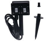 Tono sperone da giardino con timer