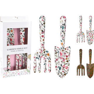 Garden Tools Set 2 Assorti Print