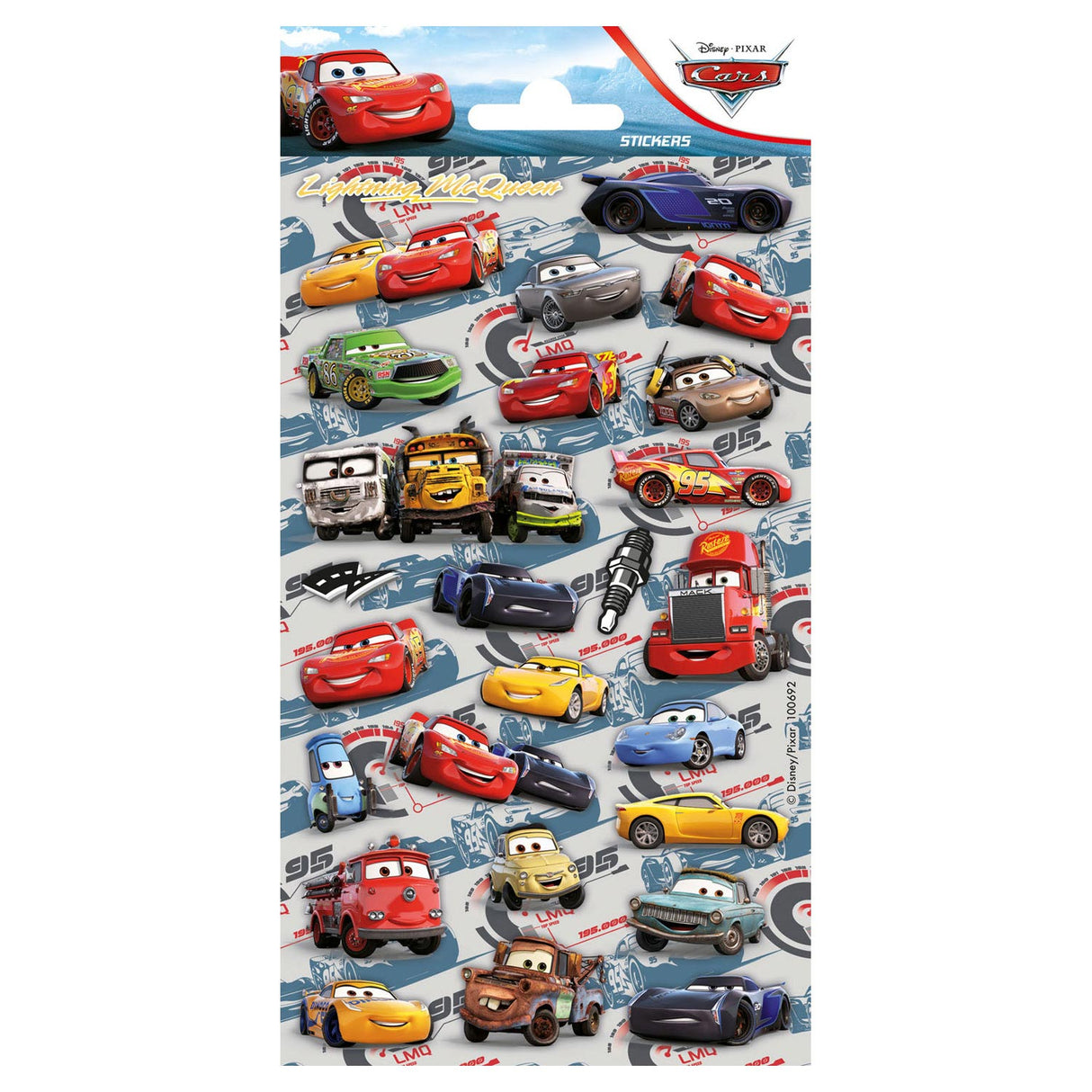 Totum Stickervel Twinkle - Cars