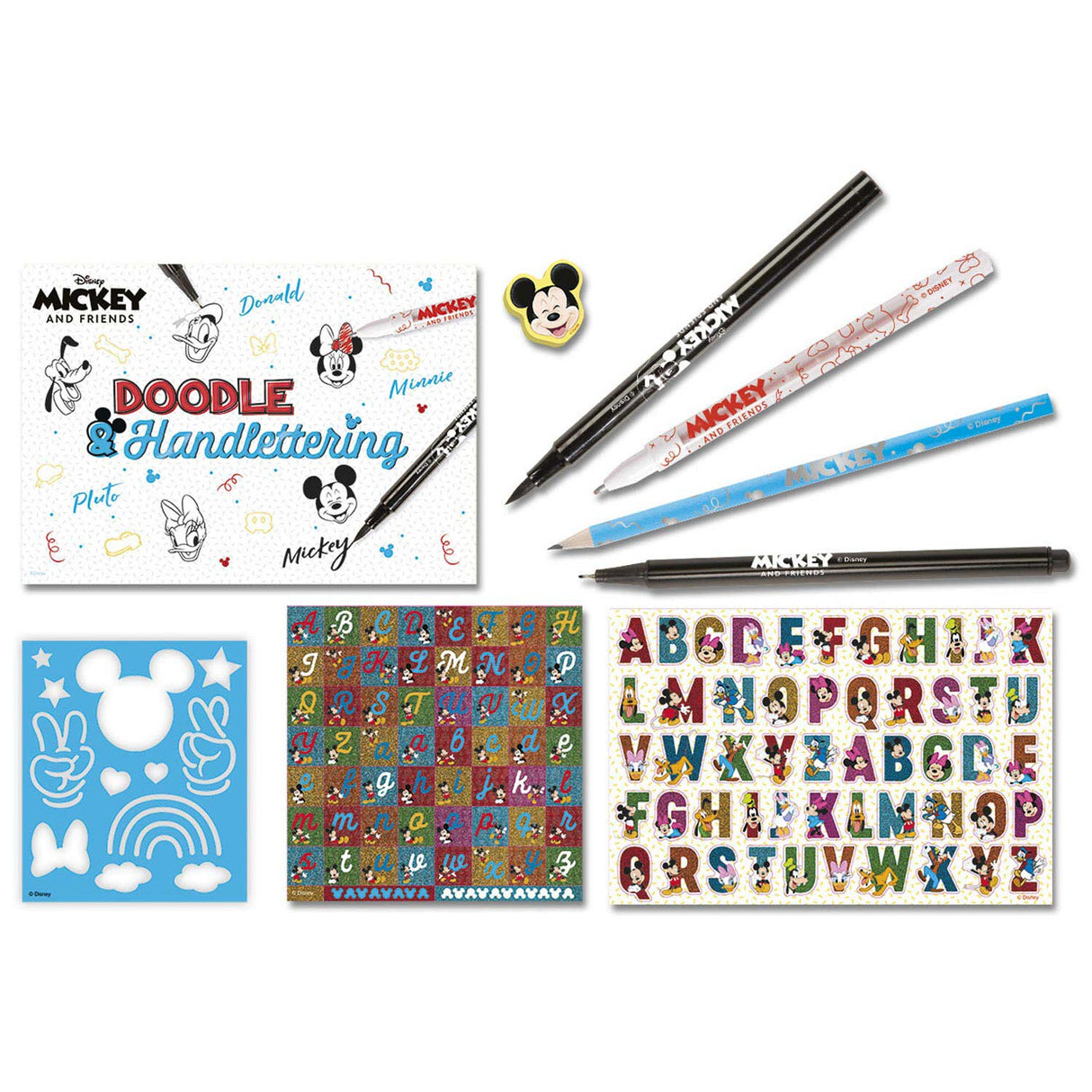 Totum Mickey Mouse - Doodle -Handletter -Set