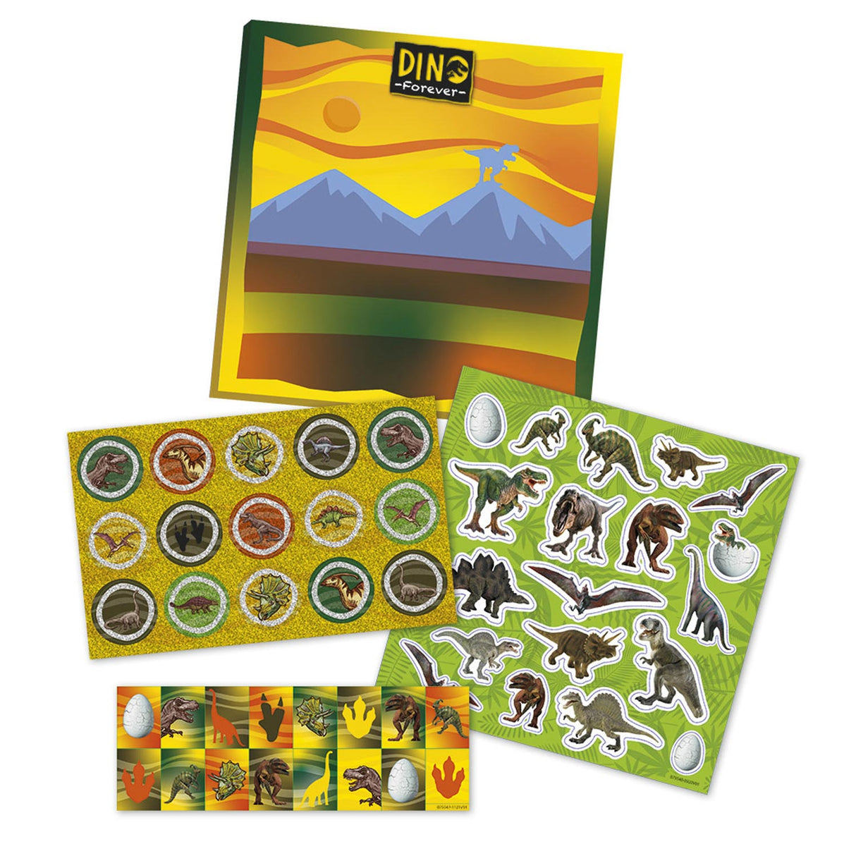 Totum Dino für immer - Aufkleber -Set