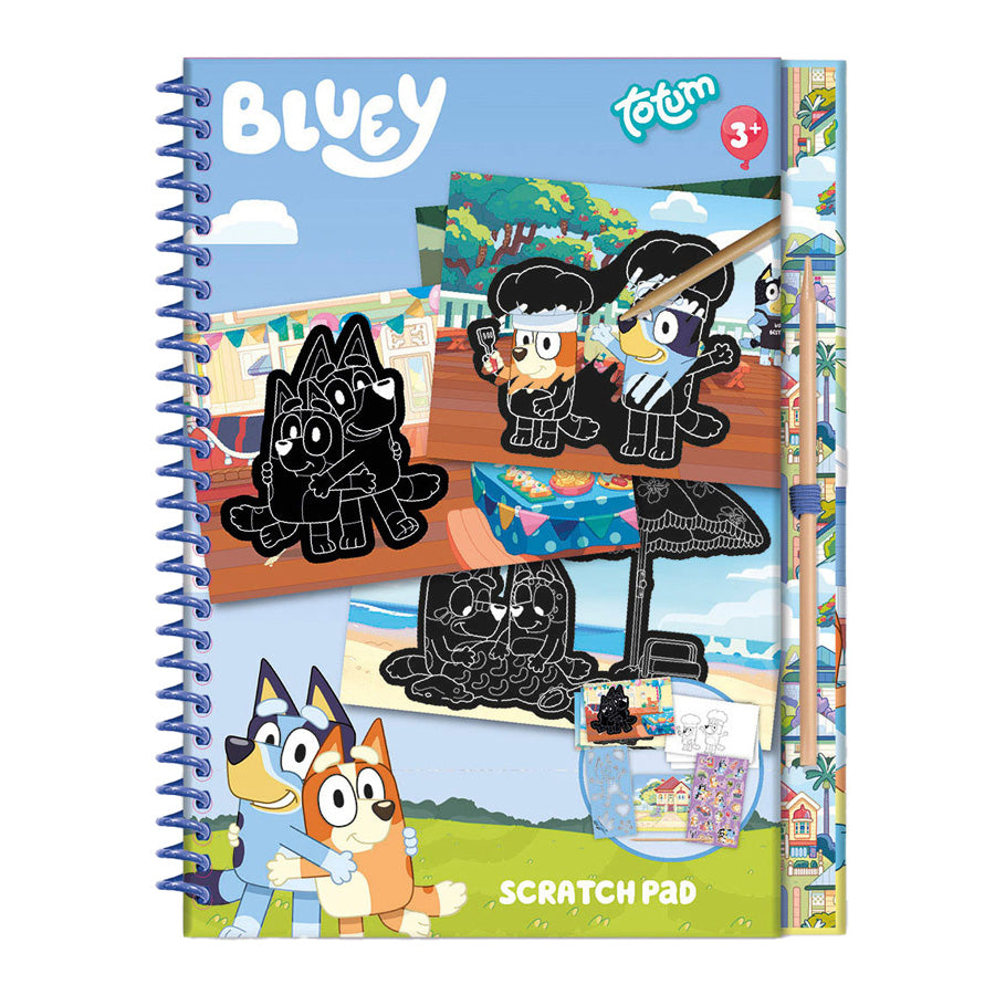 Totum Bluey Scratch Book with 10 scratch cards