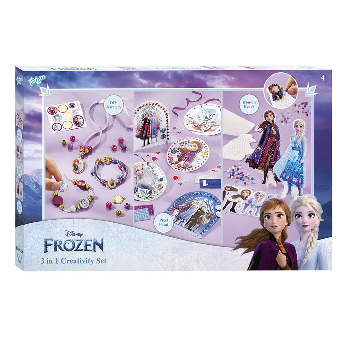 Totum 3in1 zmrazené šperky, žehlicí balal a pixelkunst craft set