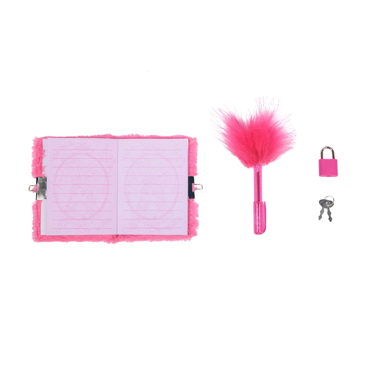 Canenco Disney Princess Diary Plush with pen
