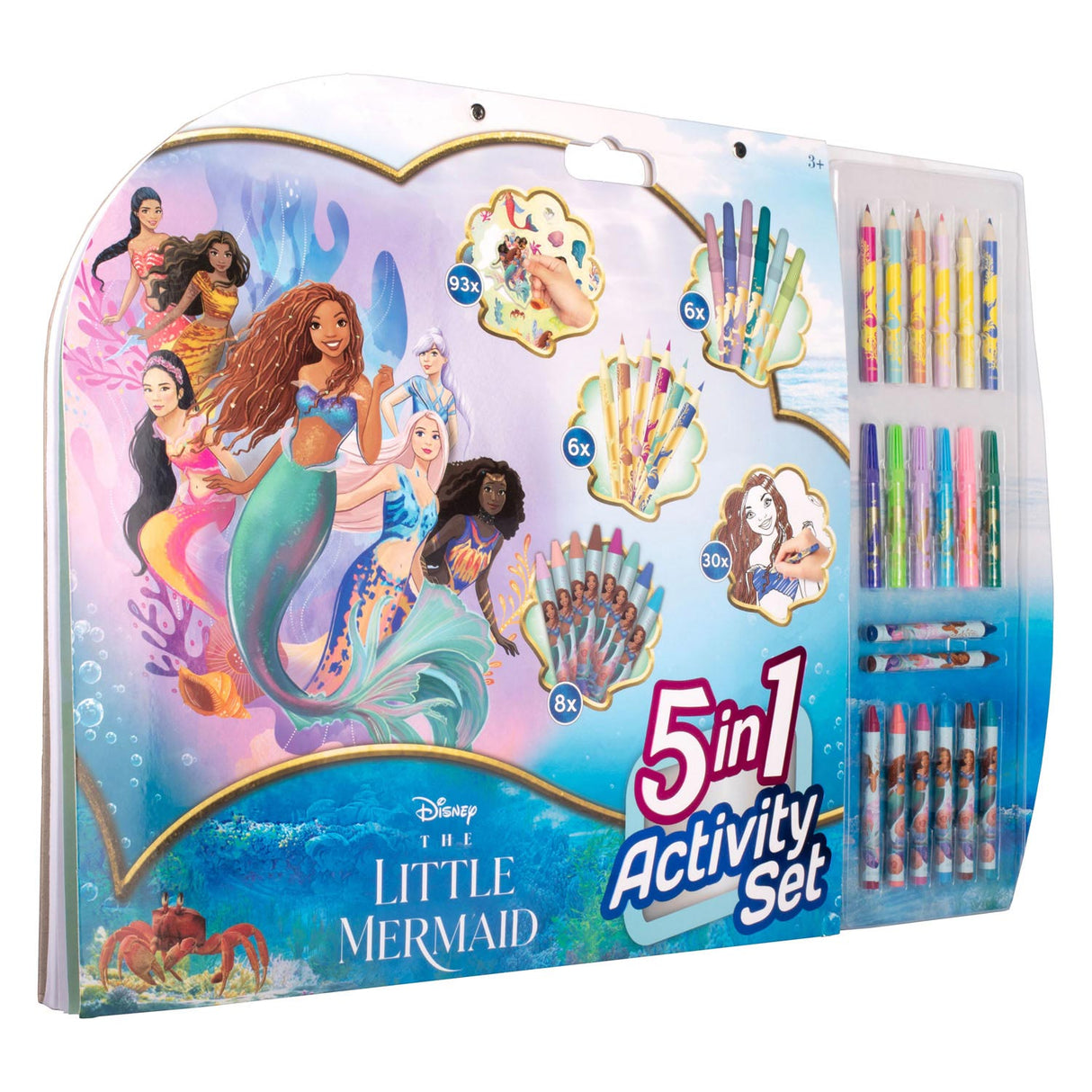 Canenco The Little Mermaid 5in1 Color Set