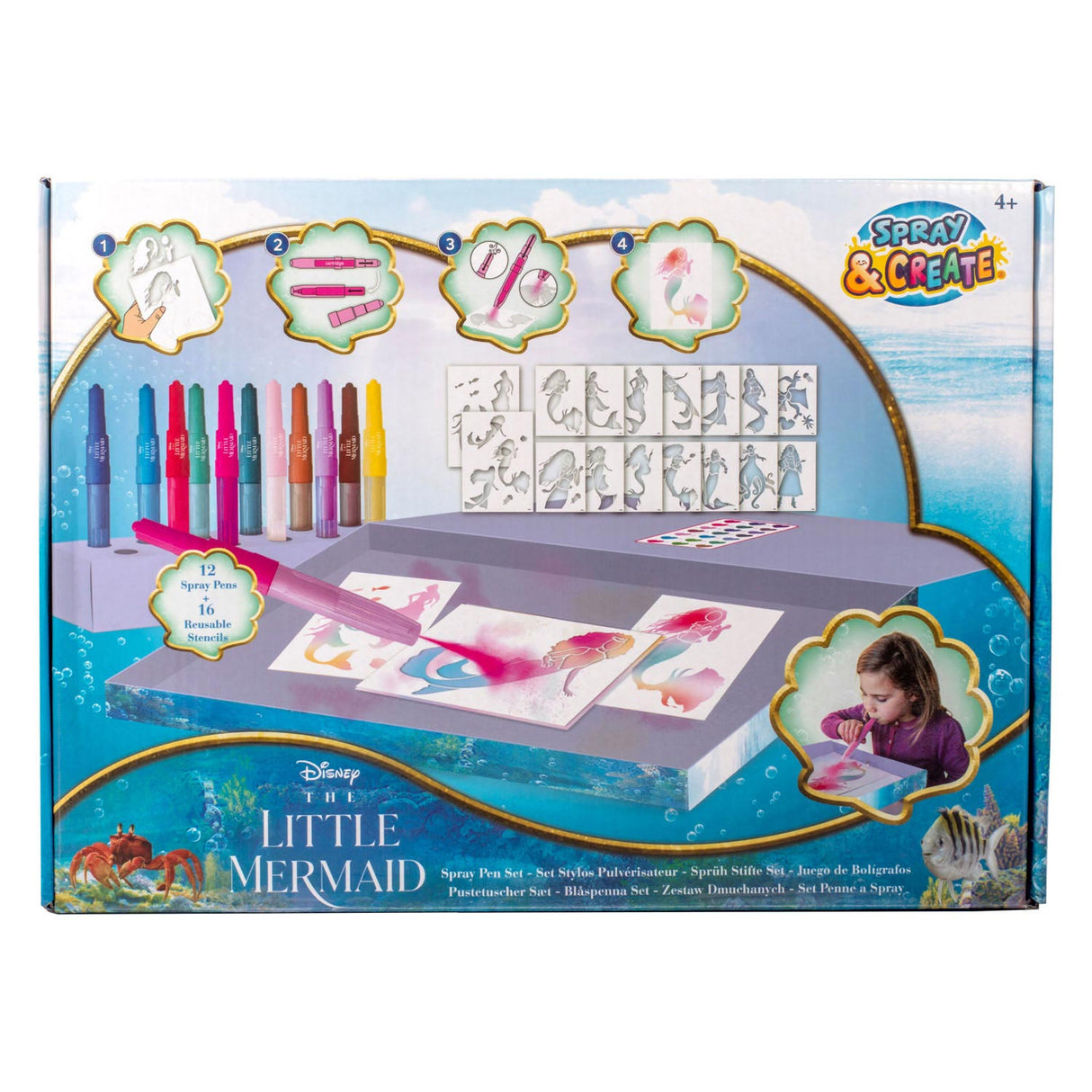 Die Little Mermaid Blaaspennen setzte Deluxe