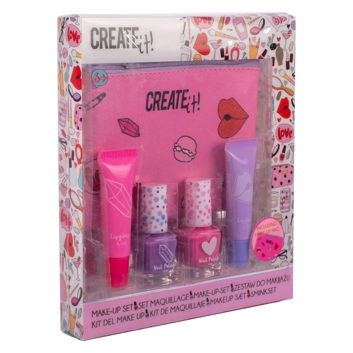 CautChoal Schéinheet Make-up Set an der Tasche