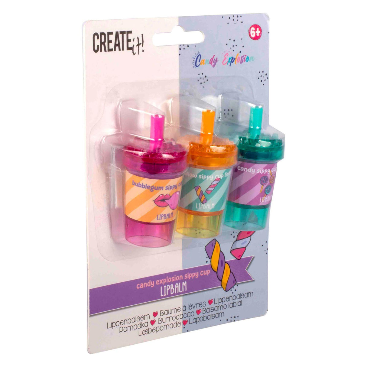 Create It! Candy Explosion Lippenbalsem, 3st.