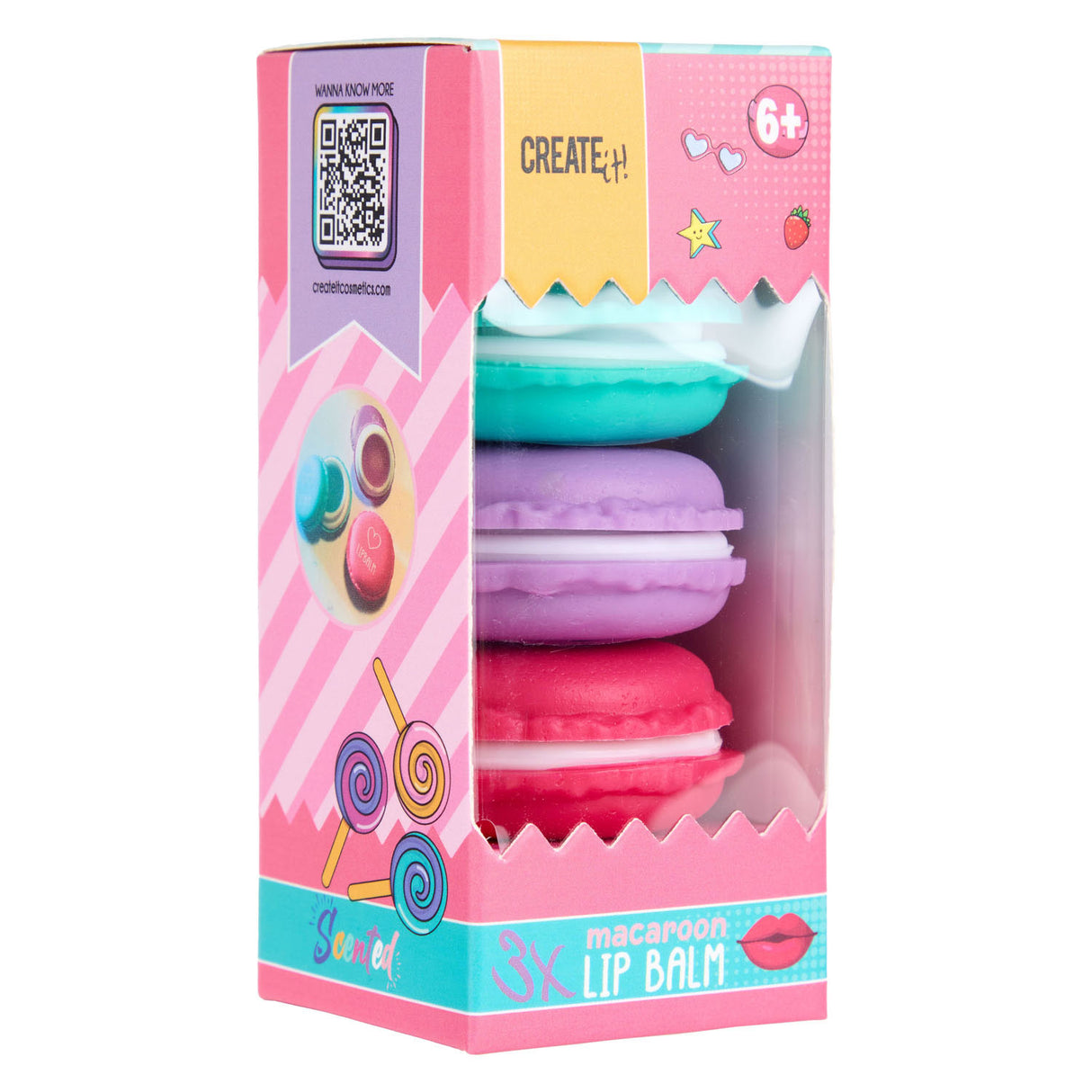 Vytvořte to! candy lippenbalsem macaron box, 3st.