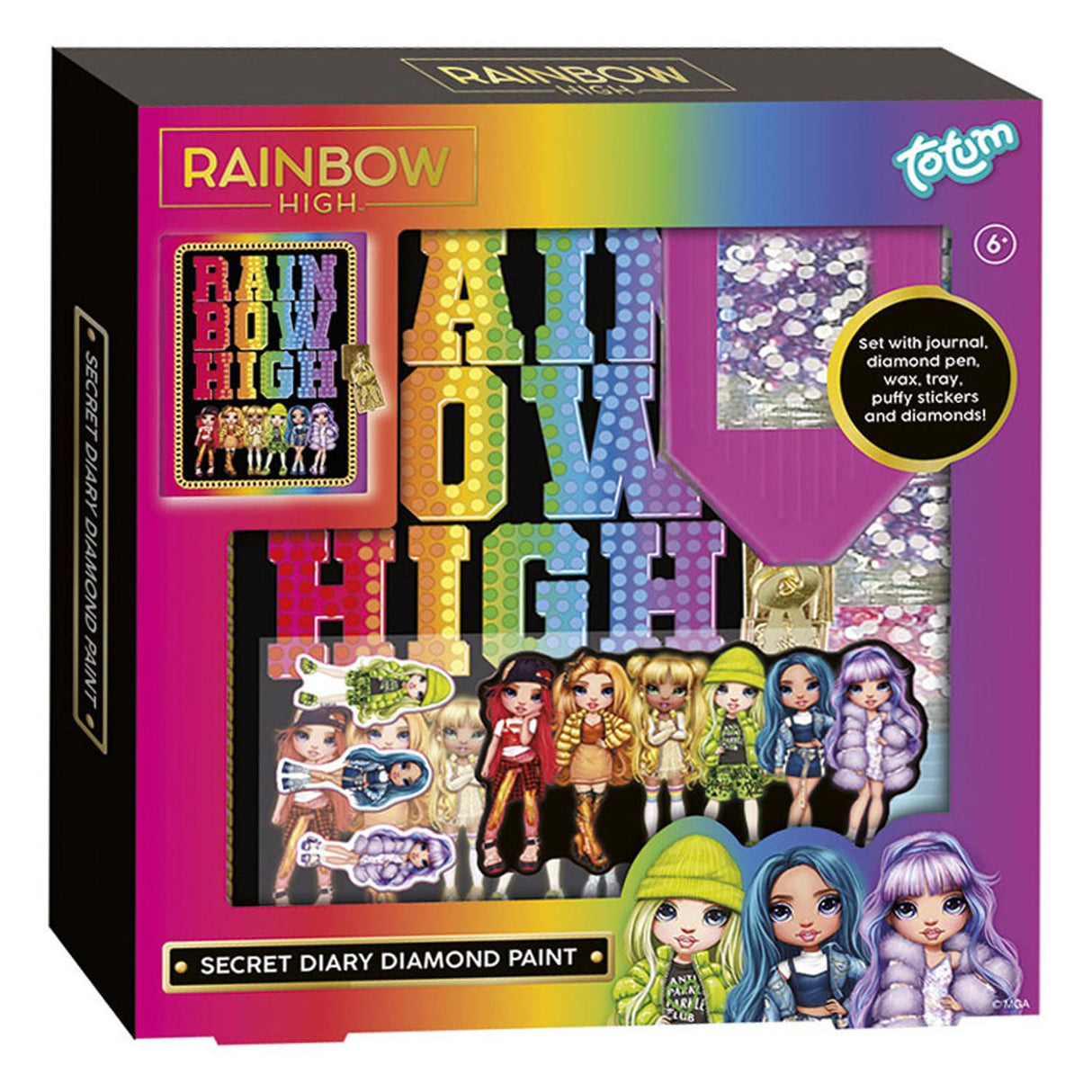 Totum Rainbow High - Secret Diary Diamond slika