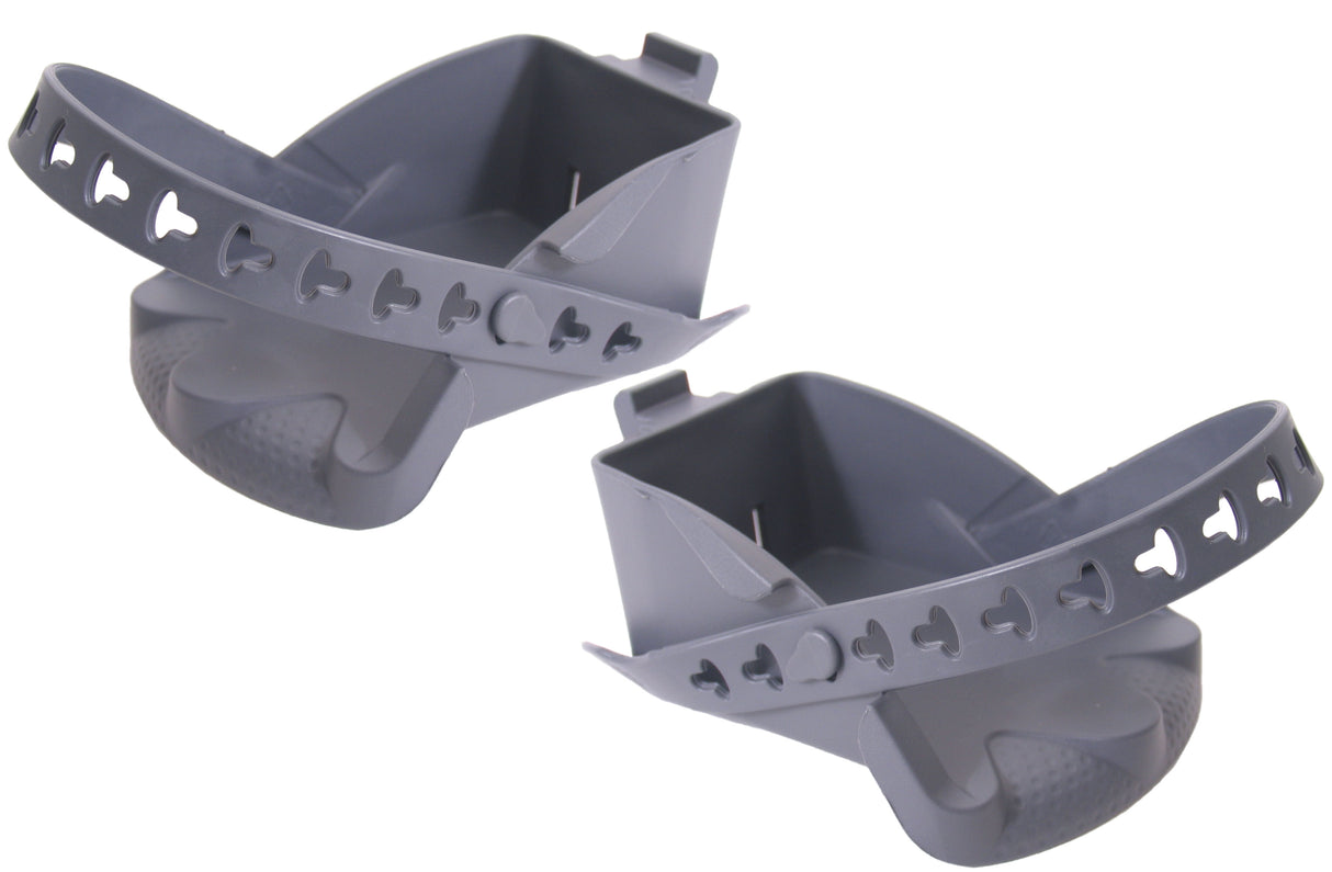 Polisport footrest set with straps bilby junior - dark gray