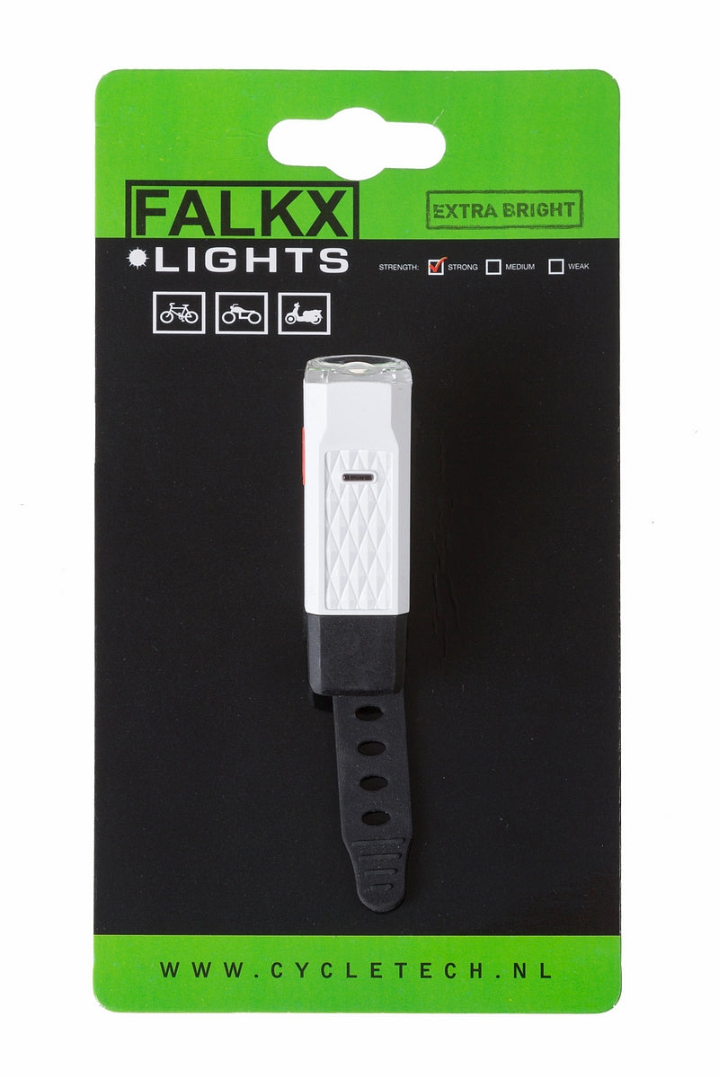 Falkx mini headlight LED. USB rechargeable (hanging package).