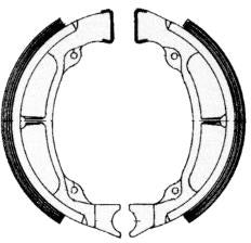 Segment Newfren Brake GF1196 Suzuki TS-X Zadní