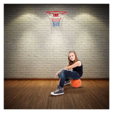 Dunlop basketball ring with net
