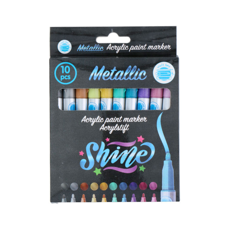 Acrylic markers Metallic, 10th.