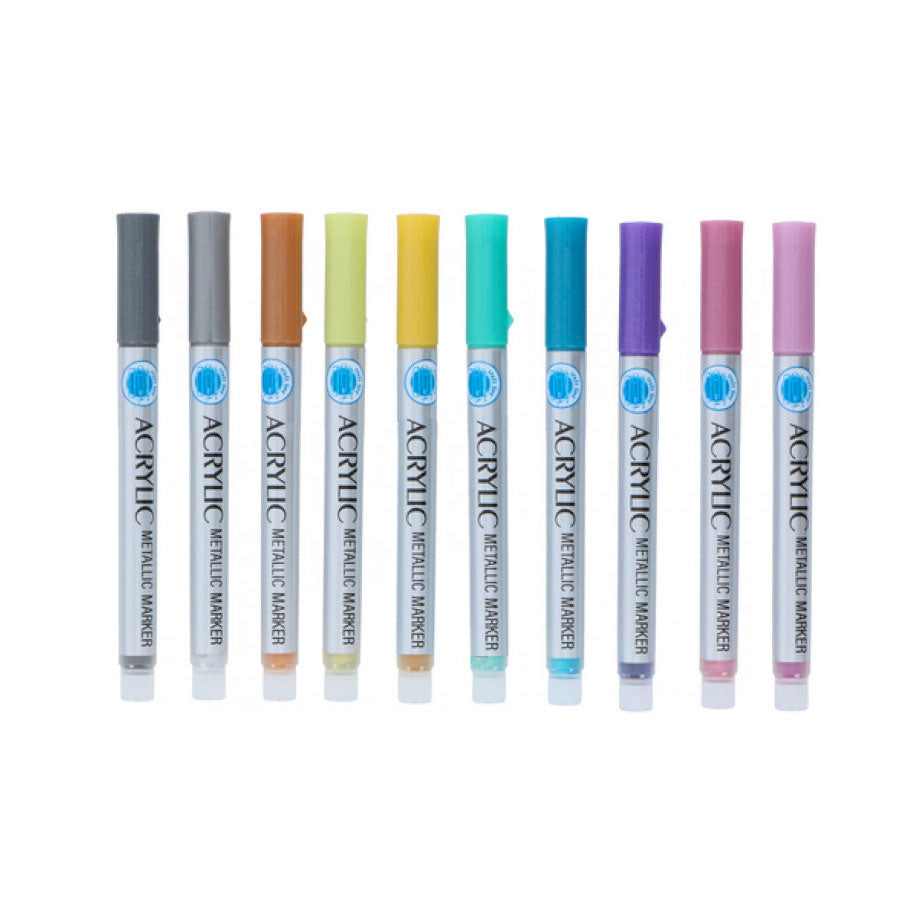 Acrylic markers Metallic, 10th.