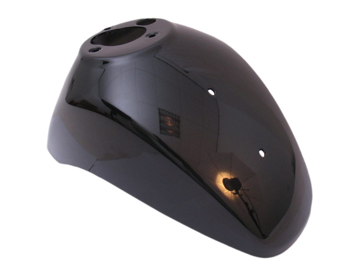 Edge Voorlatbord Vespa LX Black Metallic