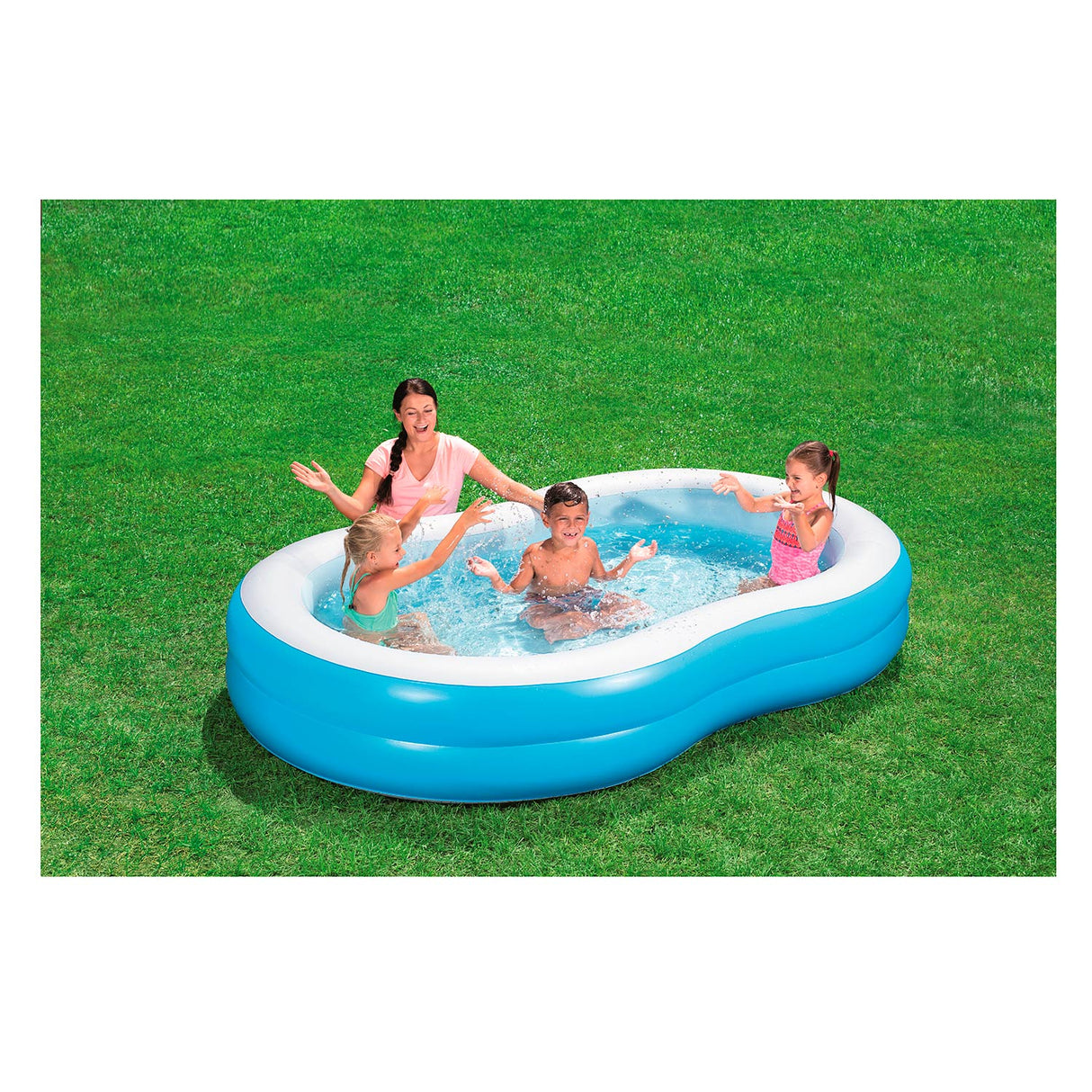 Bestway Family Schwimmbad Big Lagoon 262x157x46 cm