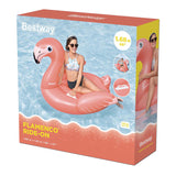 BESTWAY Rider aufblasbare Flamingo, 148 cm