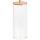 Eleganzza Koteng Pads Container 7x19 cm Bamboo transparent