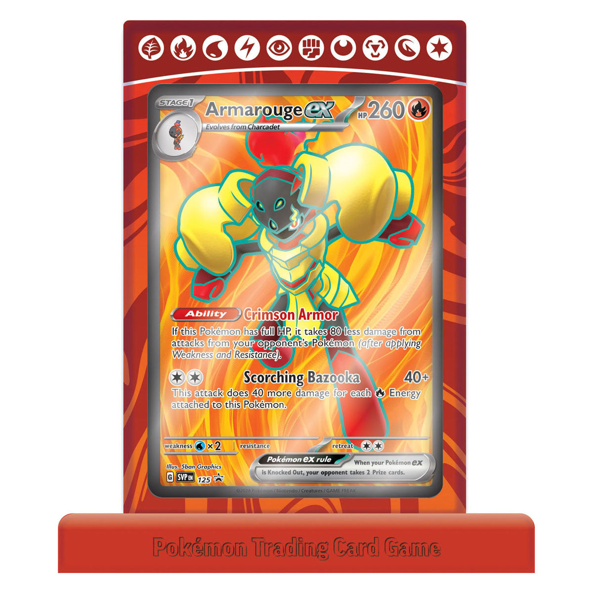 ASMODEE POK TCG April Exem Premium Collection - Armarouge Ex