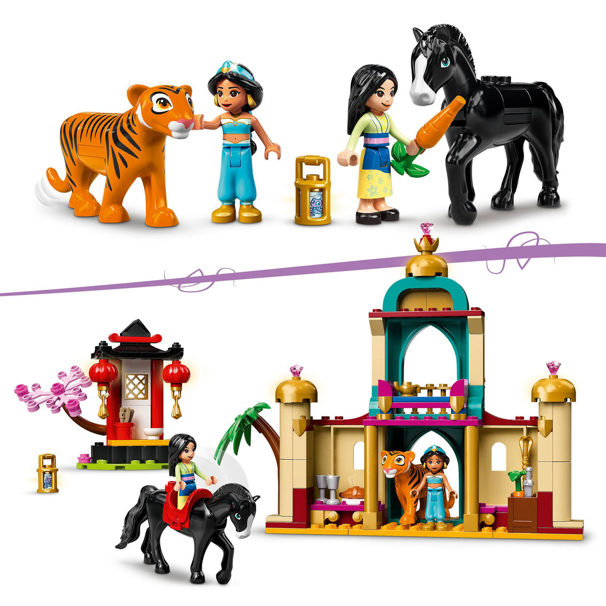 Lego Disney Prinzessin 43208 Jasmine und Mulans Abenteuer