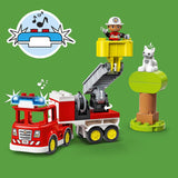 Lego Duplo Feier Brigade Leeder Camion mat Boom -10969