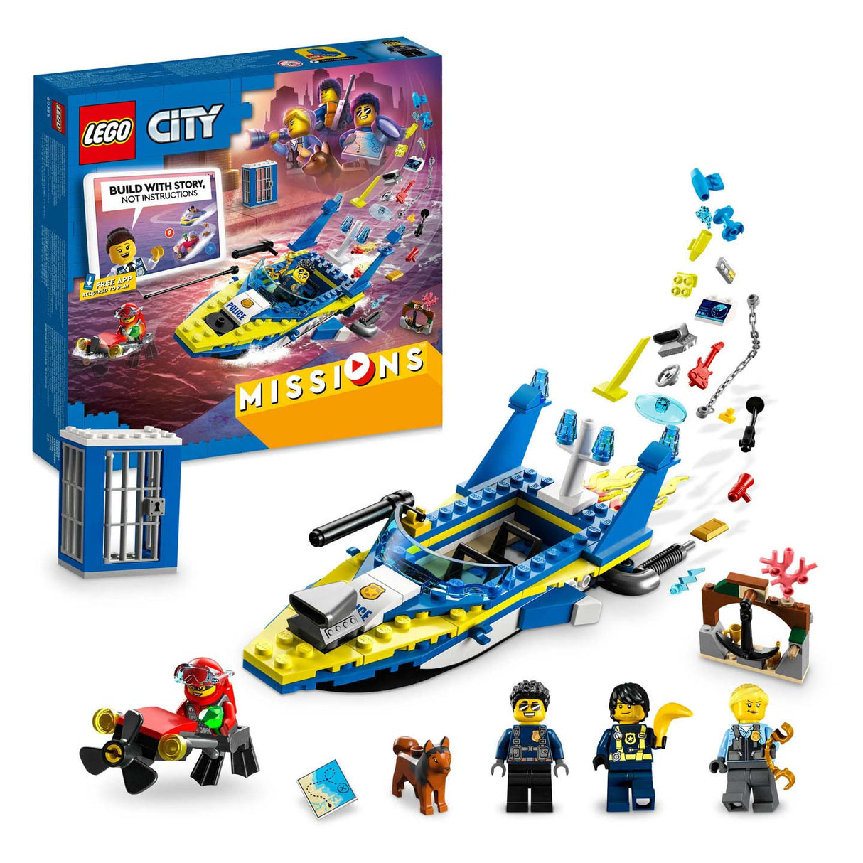 Lego Lego City 60355 Wasserpolizeidetektivmissionen