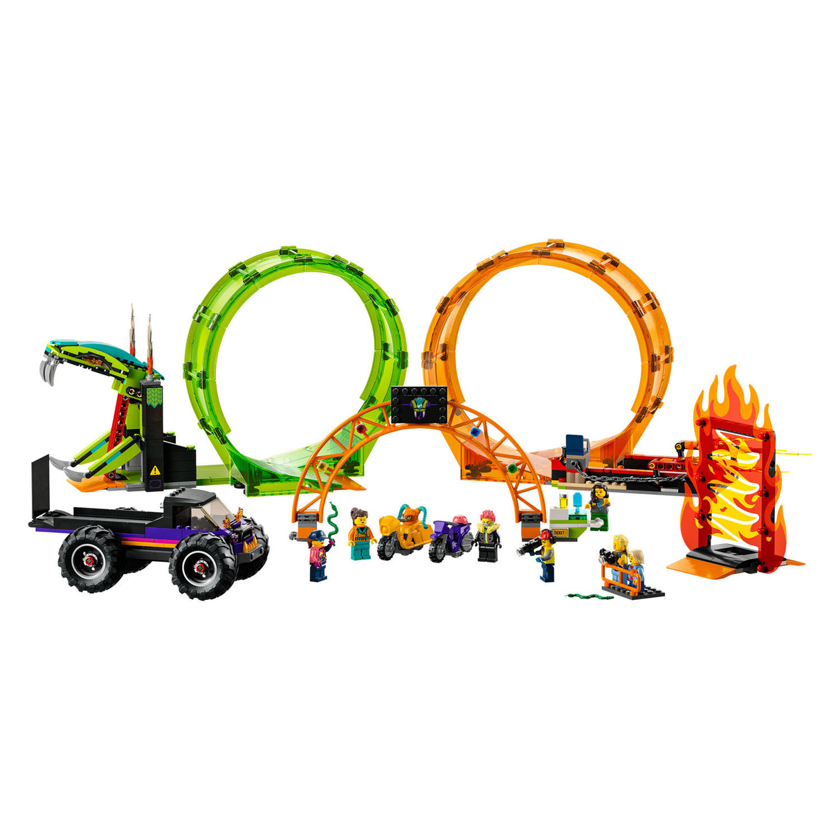 LEGO CITY 60339 Dvojitá smyčka Stunt Arena