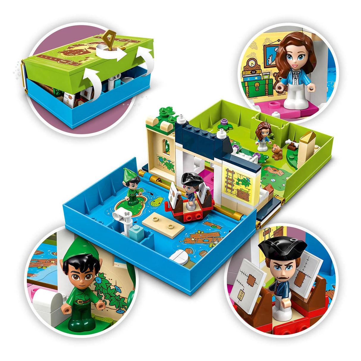 Lego Disney Peter Pan Wendys Story Book Adventure Set
