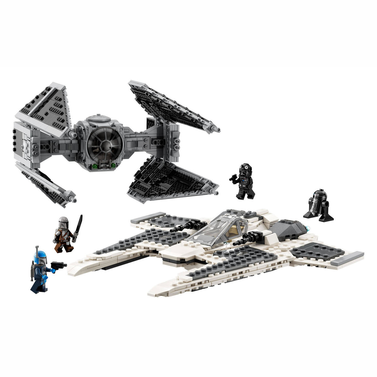 Lego Star Wars 75348 Mandalorianer Fang Fighter vs. Tie Interceptor Set