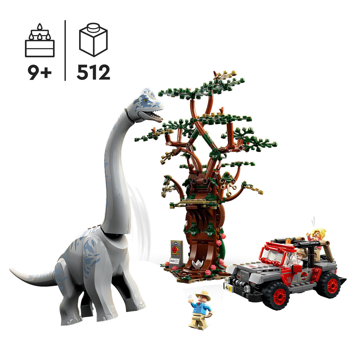 Lego Jurassic Park 76960 Brachiosaurus Entdeckung