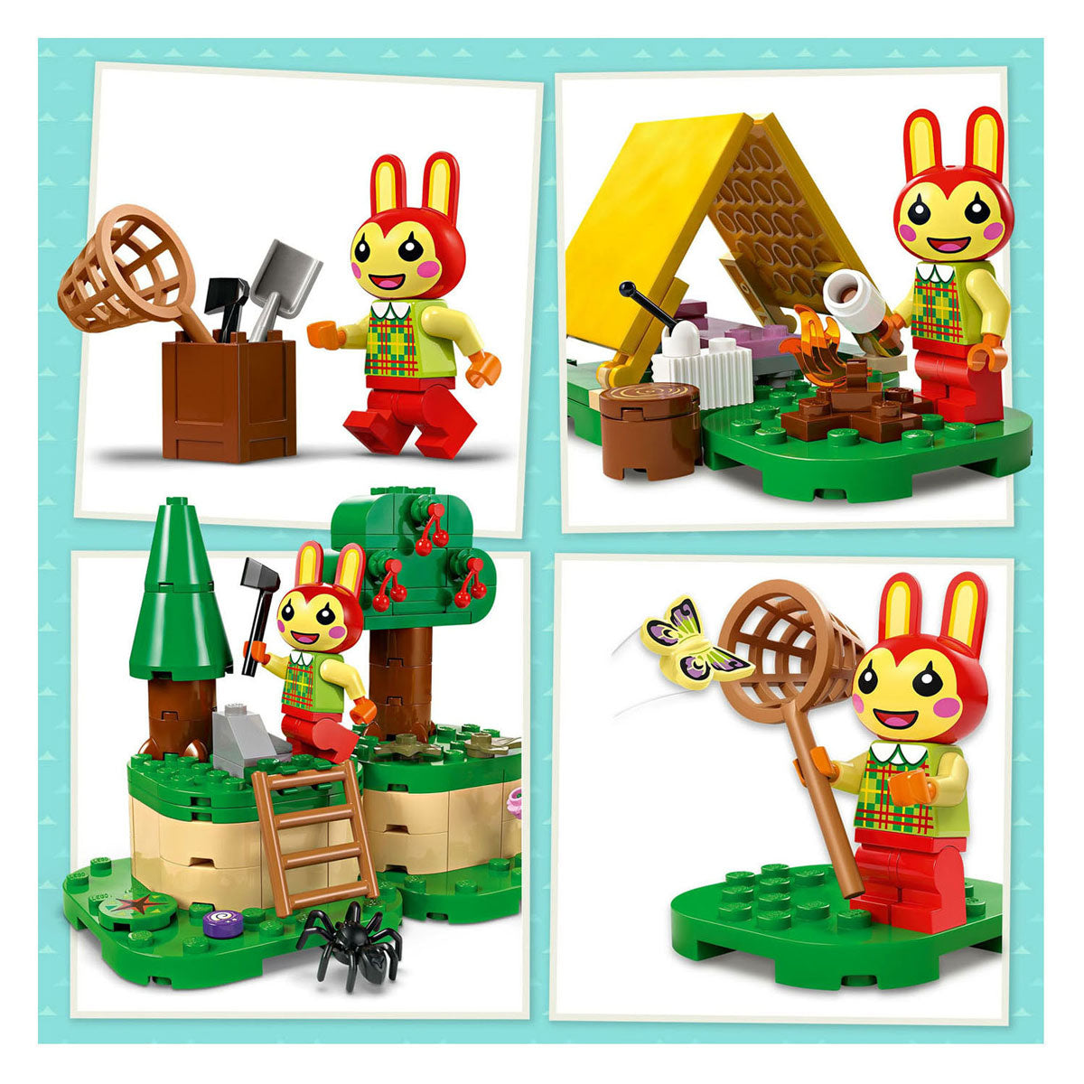 LEGO Animal Crossing 77047 camping med Bunnie