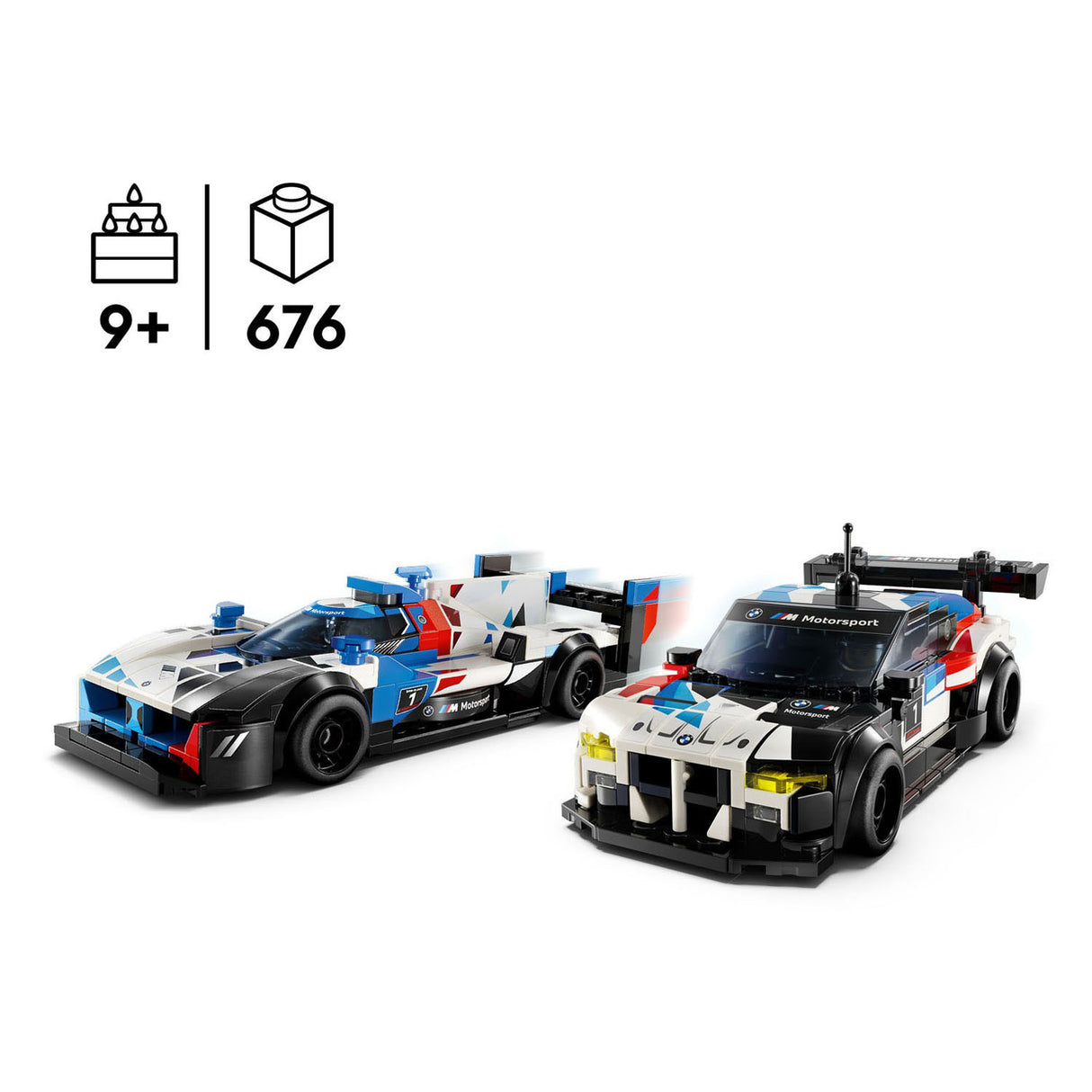 Lego Speed ​​Champions 76922 BMW M4 GT3 a BMW M Hybrid v8 Racing Autoen